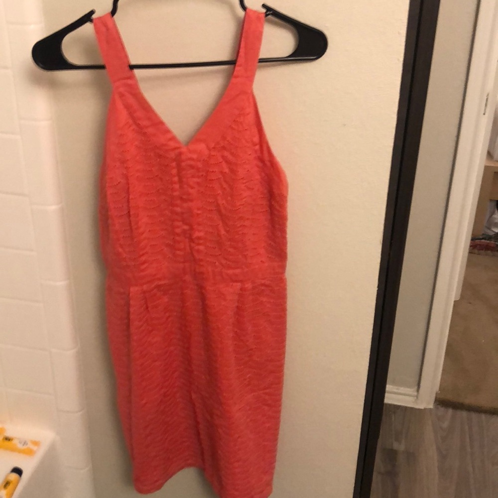 Peach dress